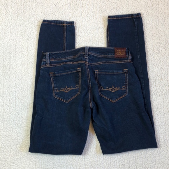 Domaine Dark Blue Lo-rise Skinny Jean Size 5 - Picture 2 of 5